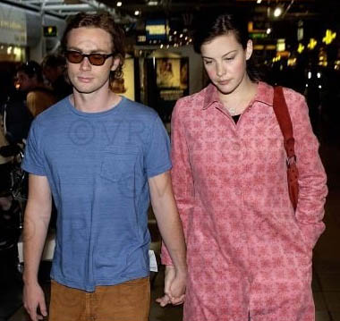 with fiance - Royston Langdon