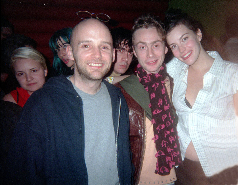 with fiance - Royston Langdon and Moby