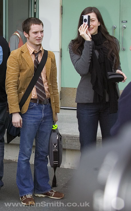 with Elijah Wood - Leaving New Zealand after The Return Of The King Premiere, December 2nd 2003Photo by Ian Smith