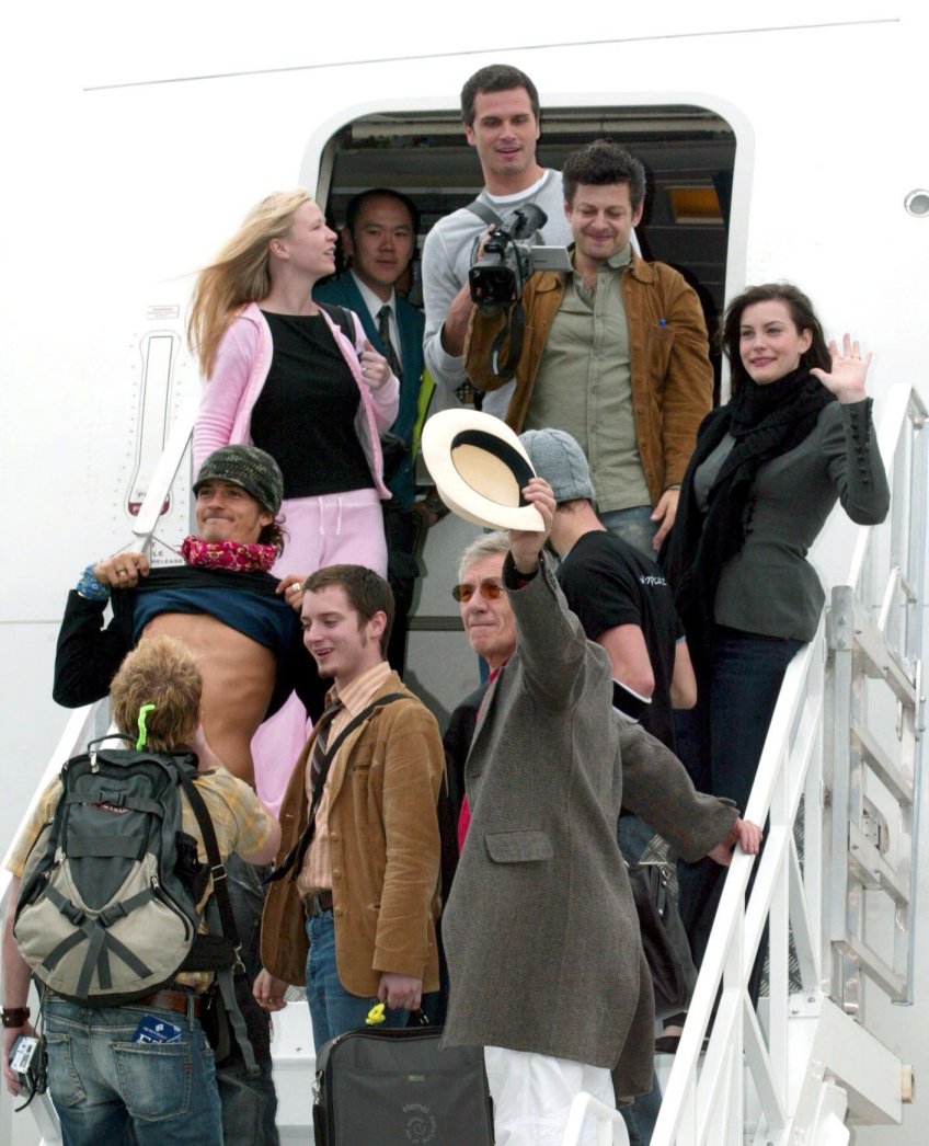 with the LOTR Cast