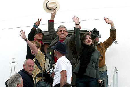with the cast and crew of Lord of the Rings