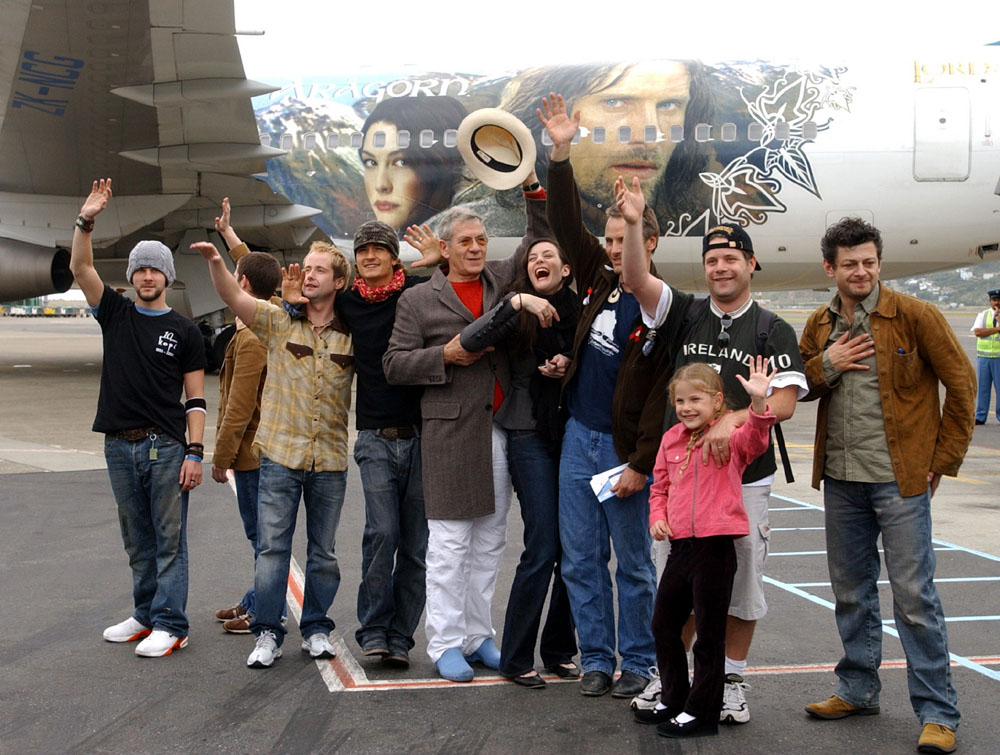 with LOTR cast
