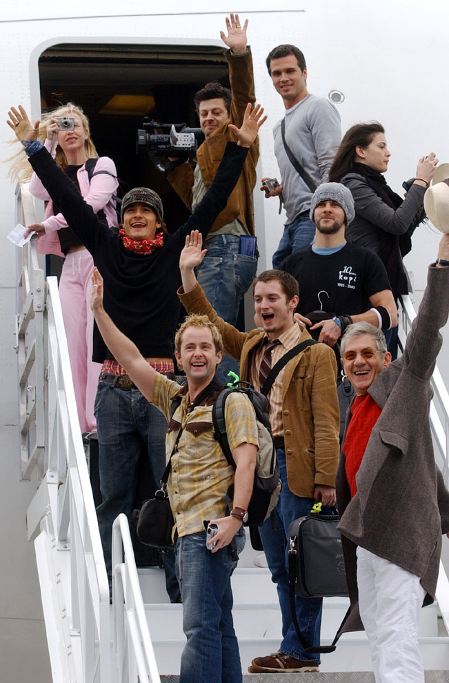 with LOTR cast