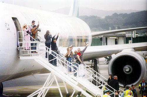 with LOTR cast