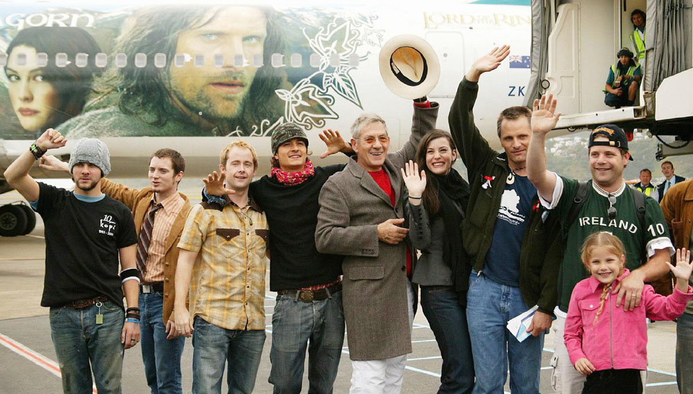 with LOTR cast