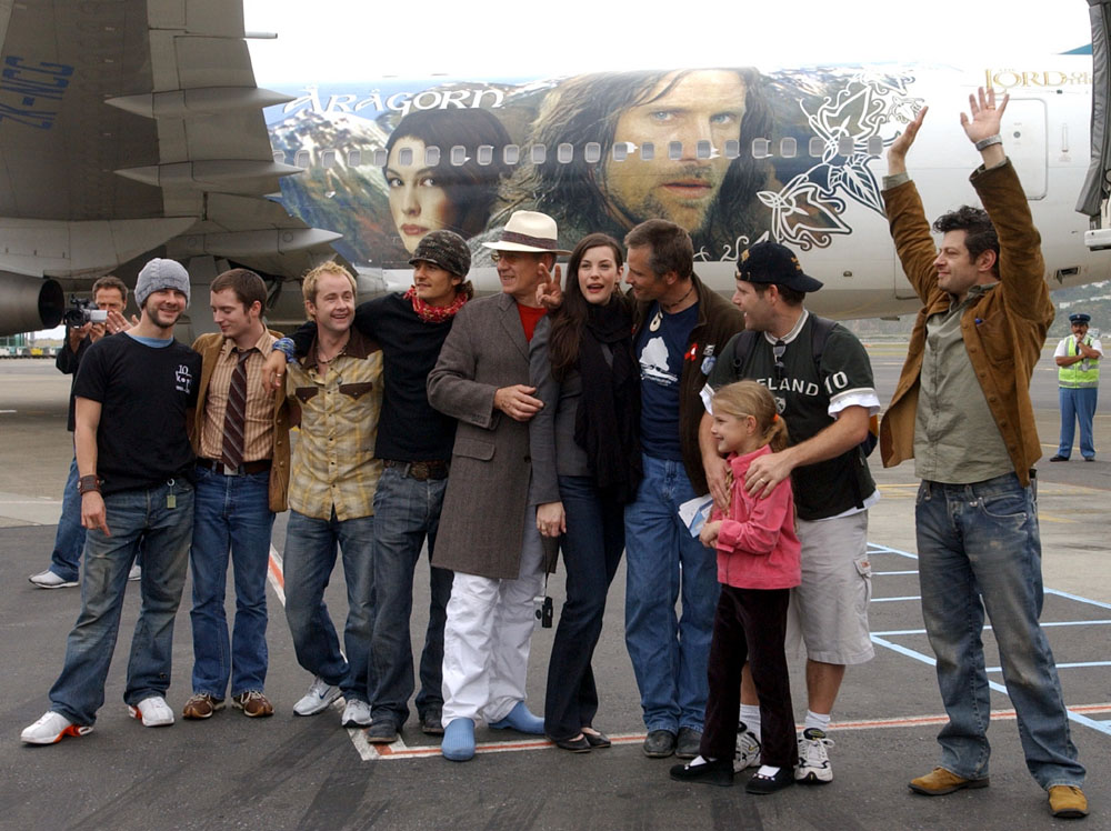 with LOTR cast