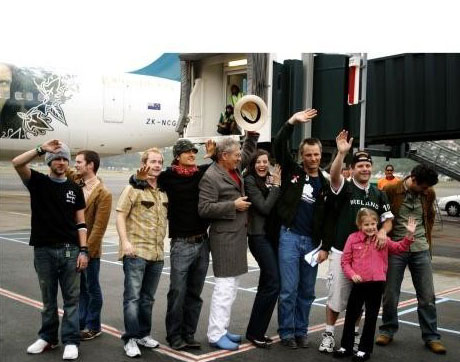 with LOTR cast