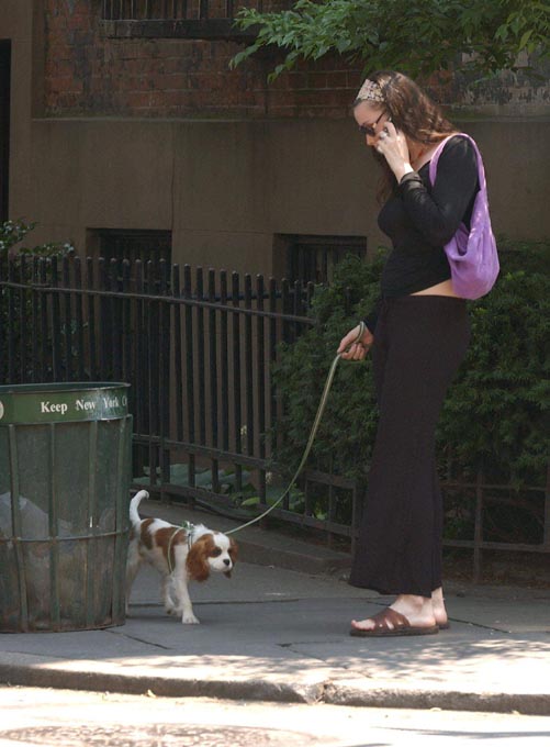 with Neal the dog