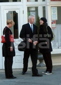 with David Morse and a friend