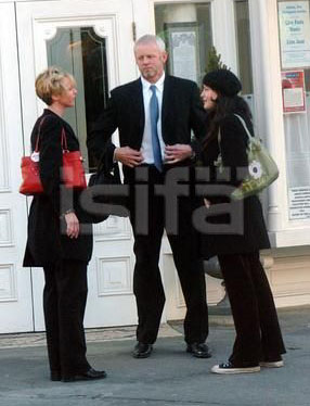 with David Morse and a friend
