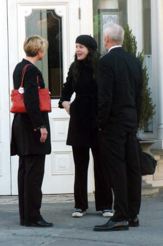 with David Morse and a friend