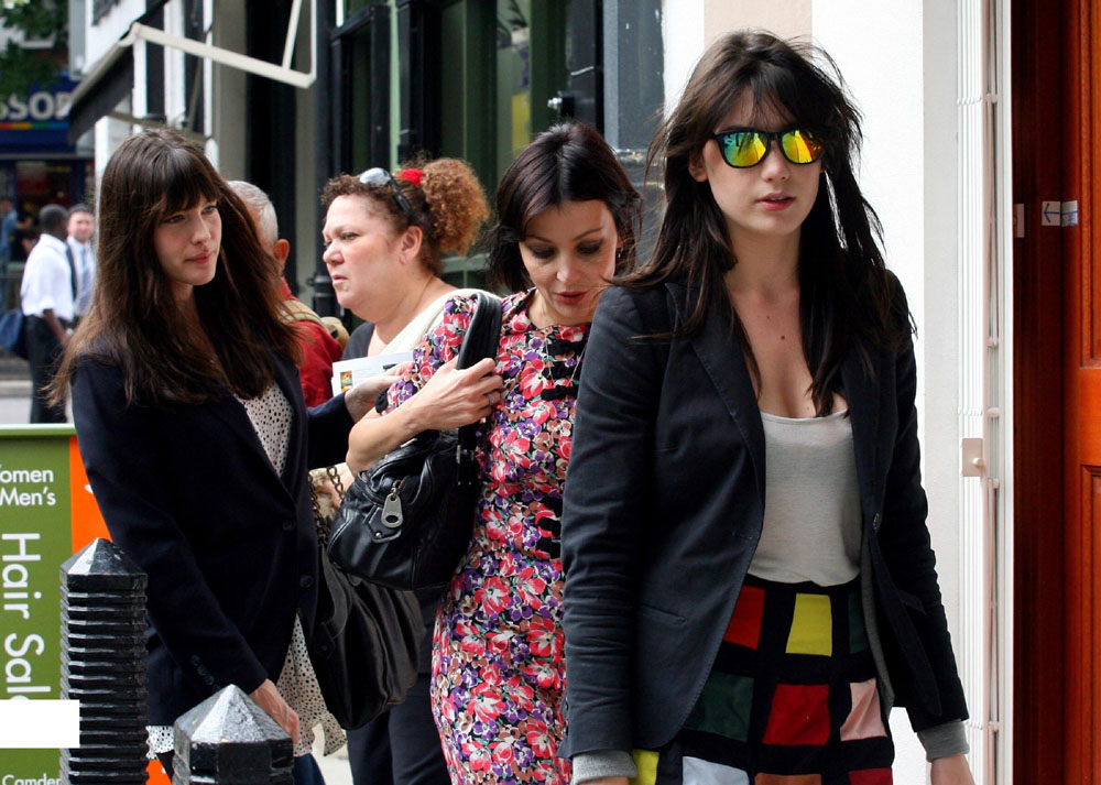 with Pearl and Daisy Lowe