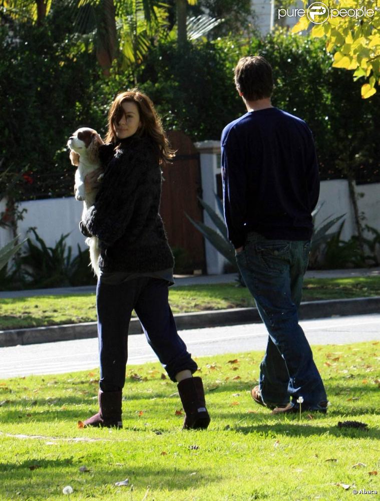 with Neal the dog
