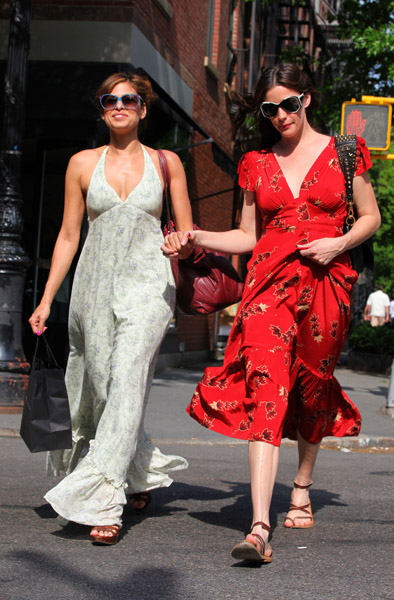 with Eva Mendes
