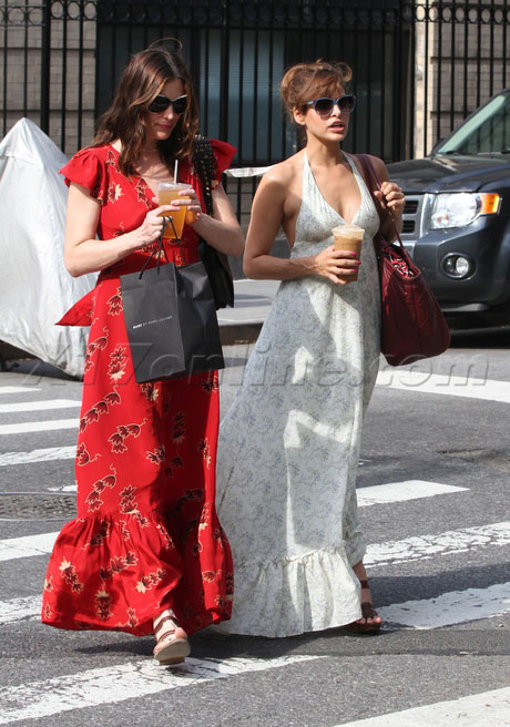 with Eva Mendes