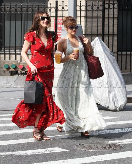 with Eva Mendes