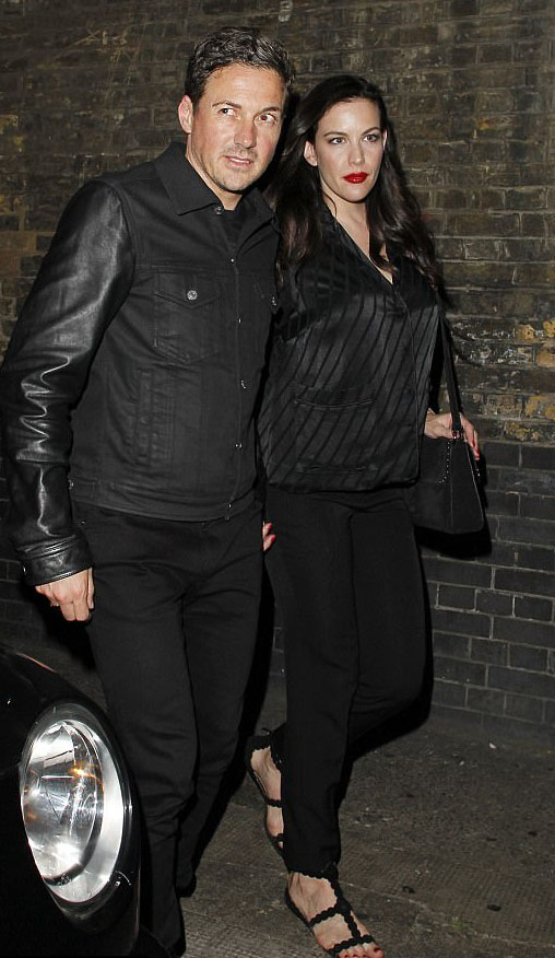 with fiance David Gardner