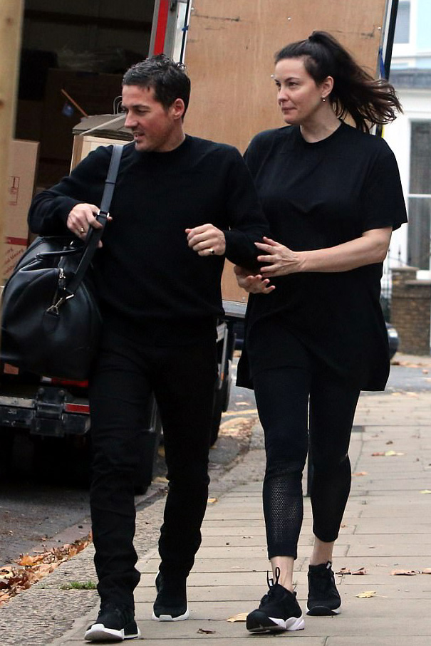 with fiance David Gardner