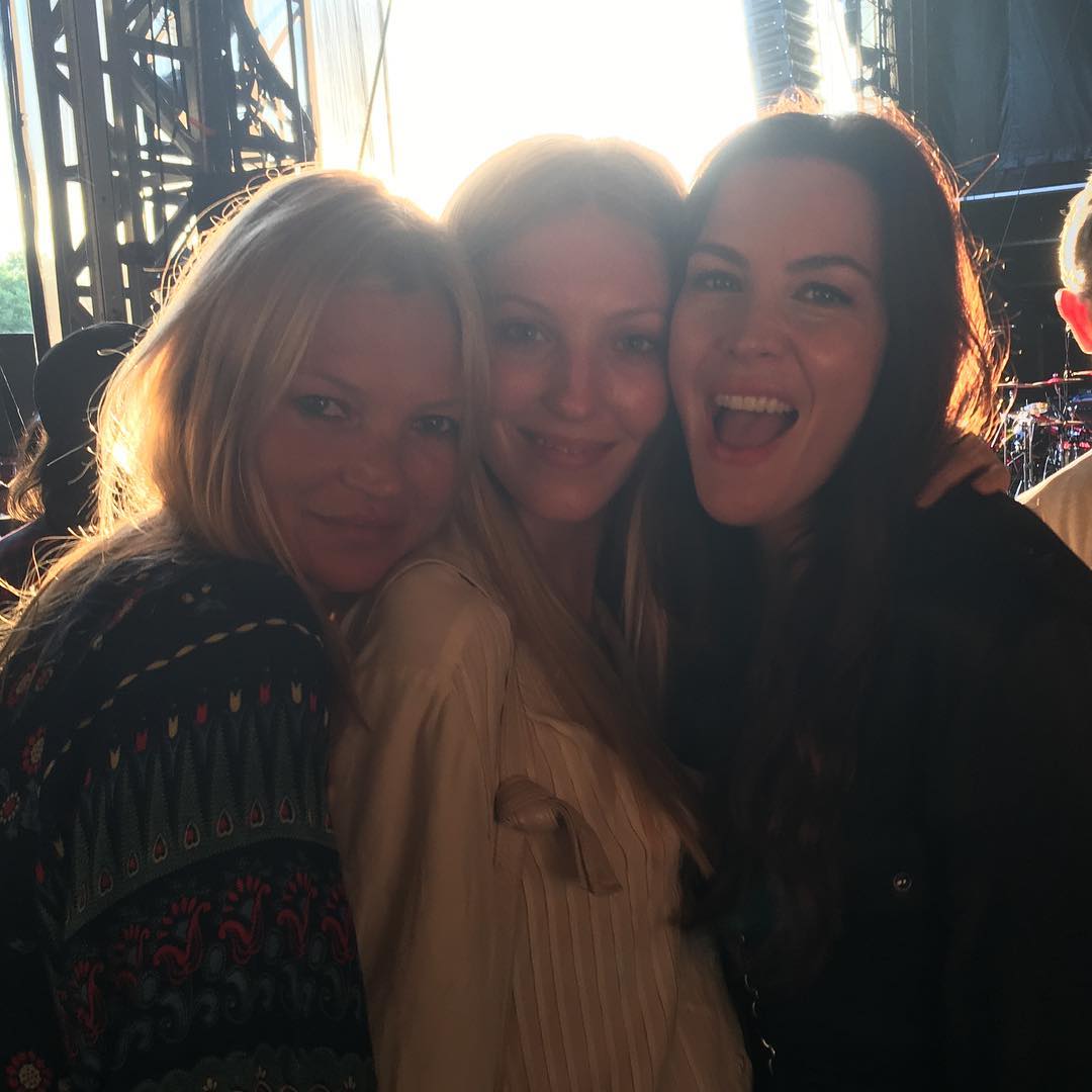 with Kate Moss and Ella Richards, from Liv's Instagram