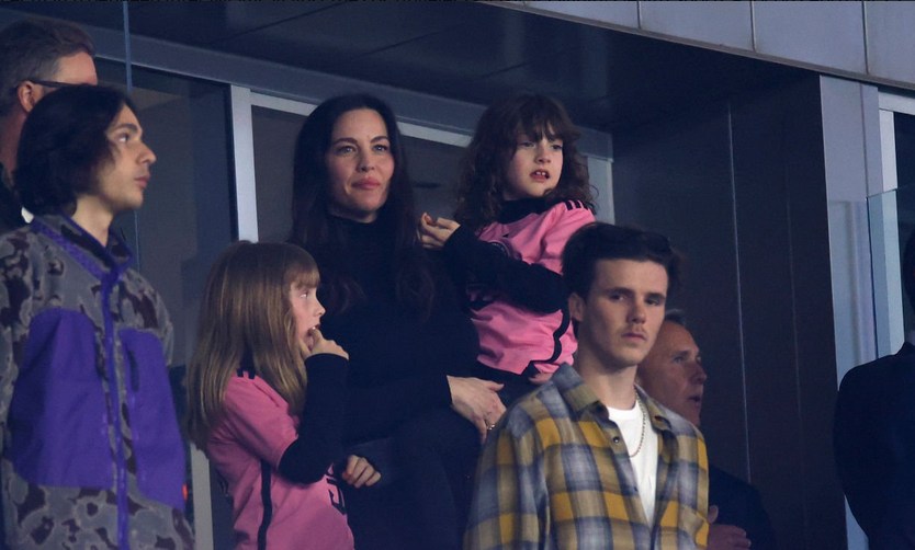 with Sailor, Lula and Brooklyn Beckham