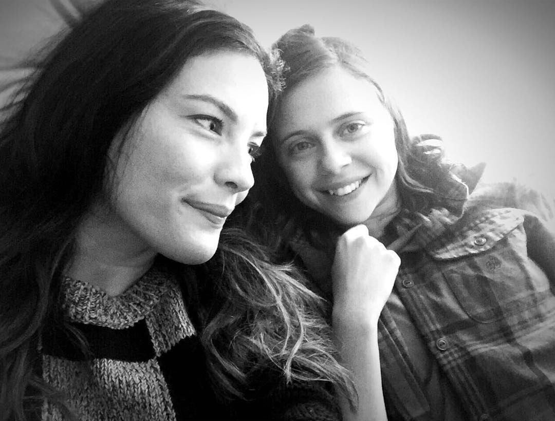 "I started a new movie wildings with this little cutie Bel powley"