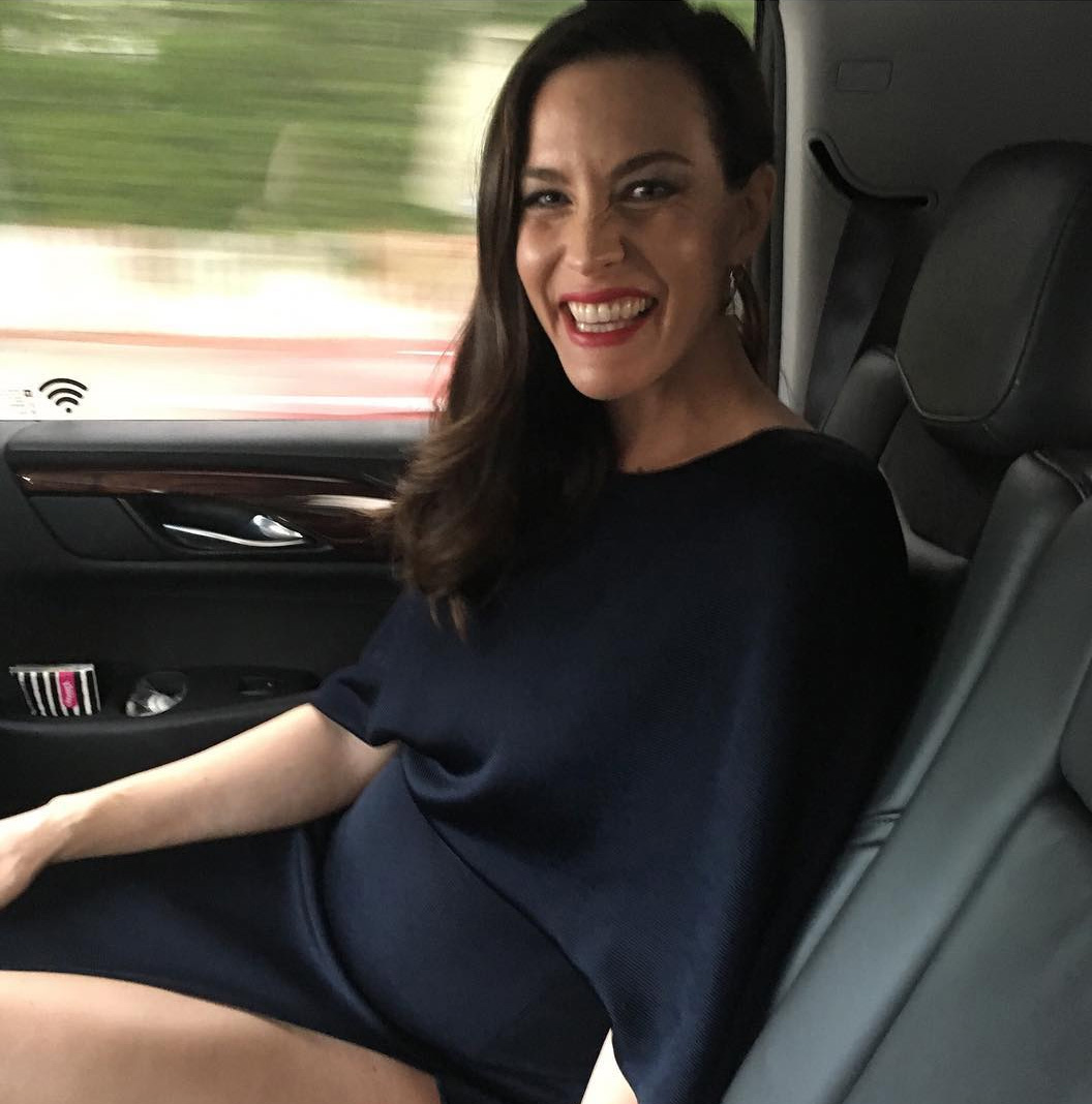 "Total nerd face on way to the critics choice awards with my lovely @todddiener !!!!! #Babyonboard #theleftovers @hbo"