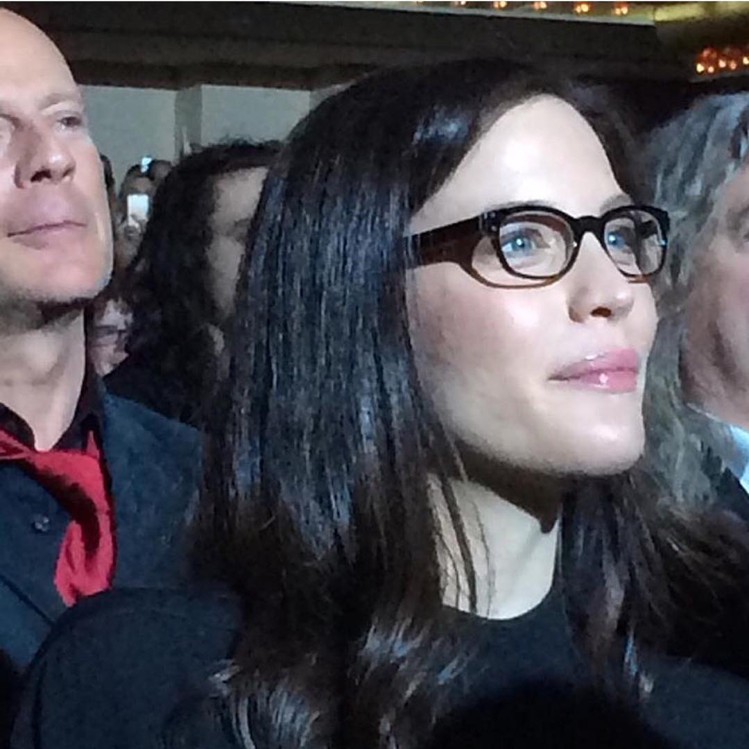 "Watching @iamstevent sing our song from #armageddonmovie and look over my shoulder is Harry stamper back from the dead !!!!!!"