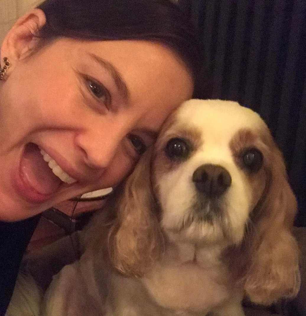 "Happy birthday my sweet boy!!!! Neal the dog 14 years young today !!!! I love you my best friend. You are the most elegant gentledog ever"