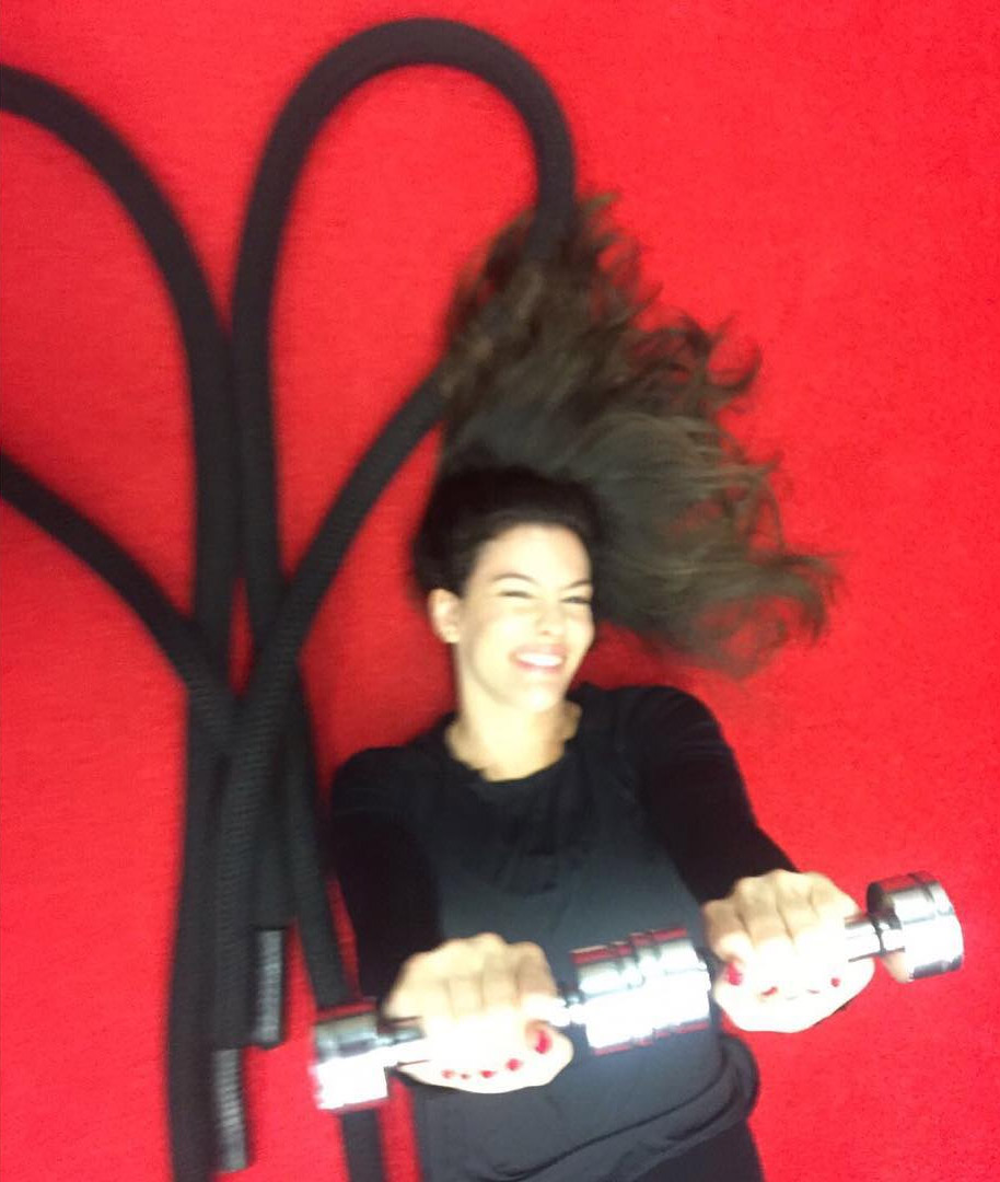 "Morning workout love @russellsbc"