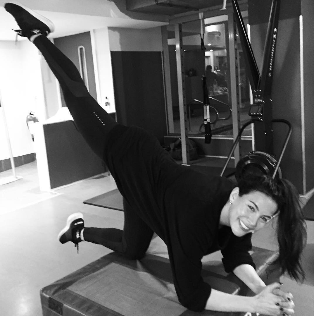 "Morning Monday !!! I soooo didn't want to do this today. Wanted to sleep in and wished there was a third day to the weekend. Thank you @russellsbc for motivating me!!!!