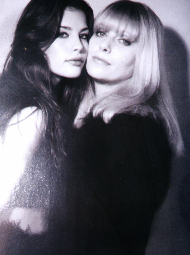 with mom - Bebe Buell