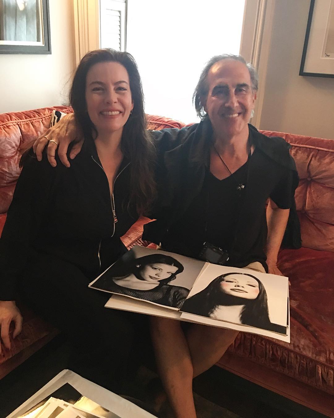 with David Croland, from Bebe Buell's Instagram