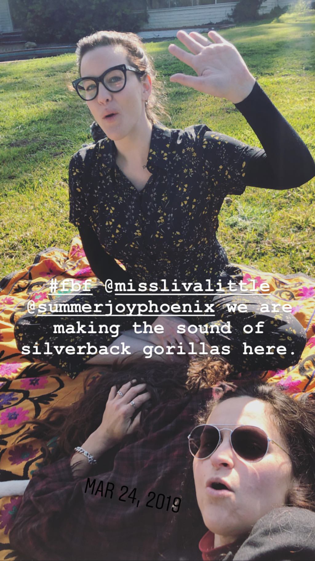 with Summer Phoenix, from Rain Phoenix Instagram