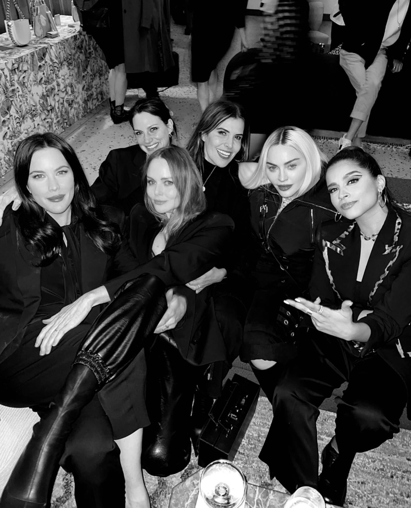 with Stella McCartney, Madonna, Maha Dakhil Jackson and Lilly Singh, from Madonna's Instagram
