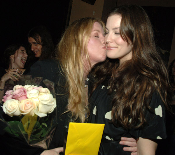 with mom - Bebe Buell