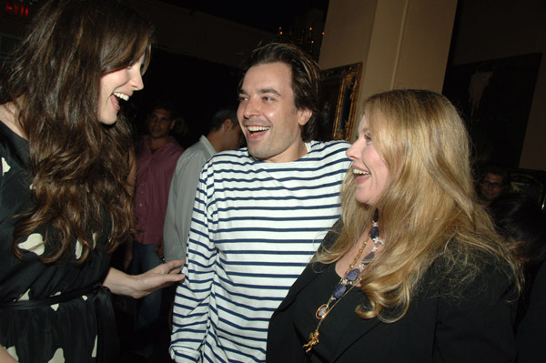 with Jimmy Fallon and mom Bebe Buell