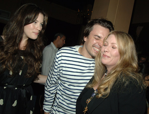 with Jimmy Fallon and mom Bebe Buell