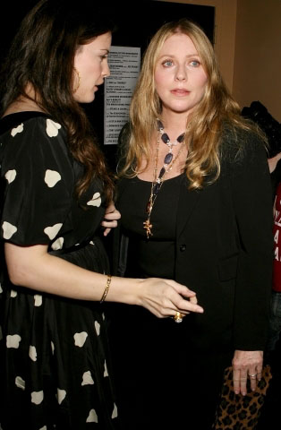 with mom - Bebe Buell