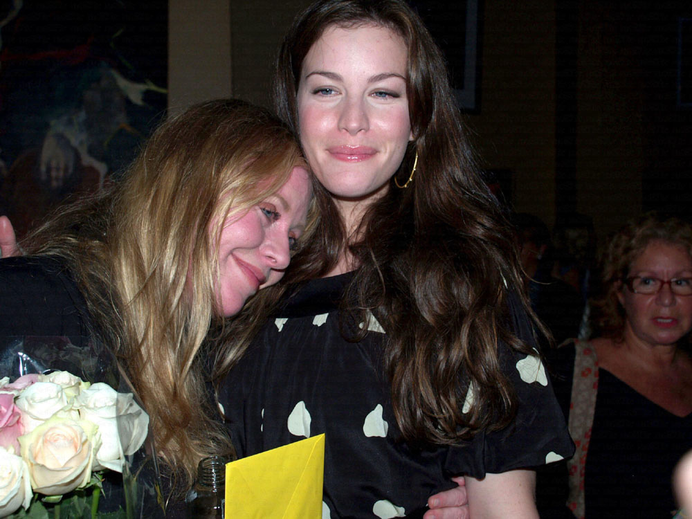 with mom - Bebe Buell