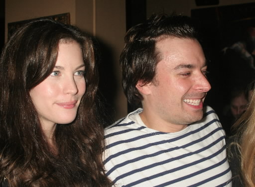 with Jimmy Fallon and mom Bebe Buell