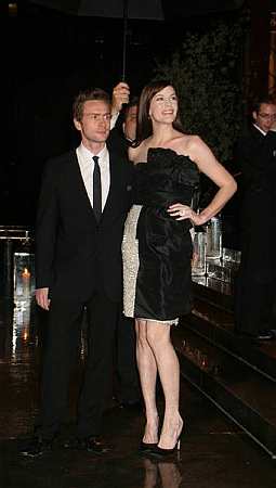 with husband - Royston Langdon