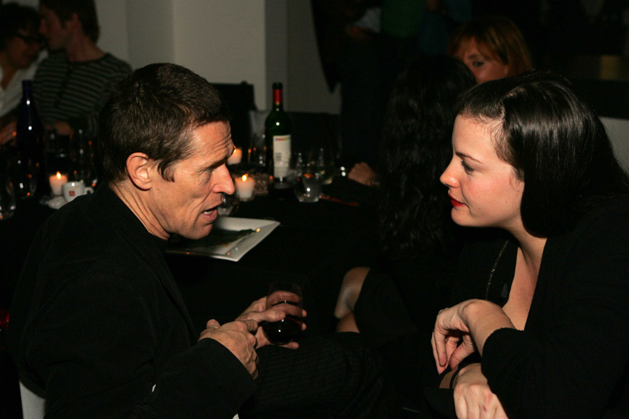 with Willem Dafoe