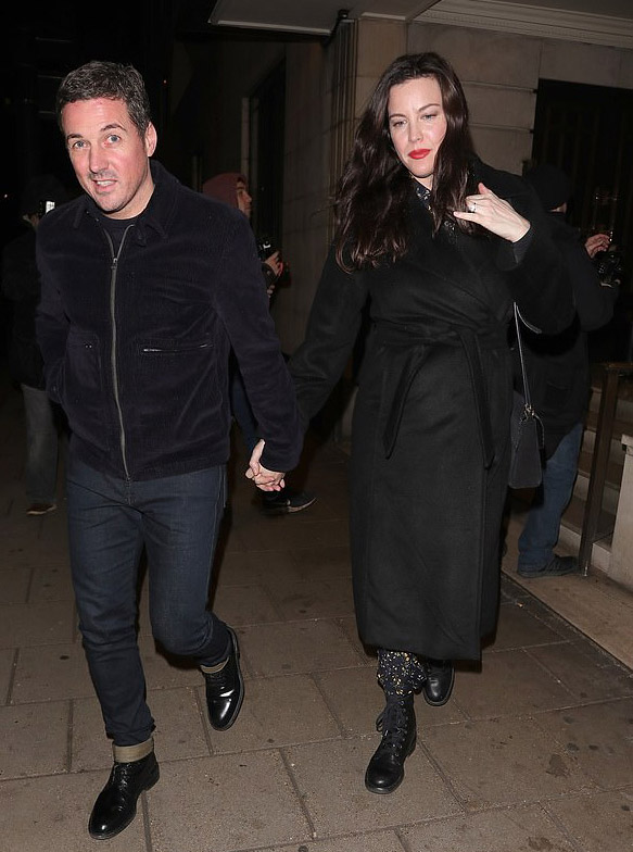 with fiance David Gardner