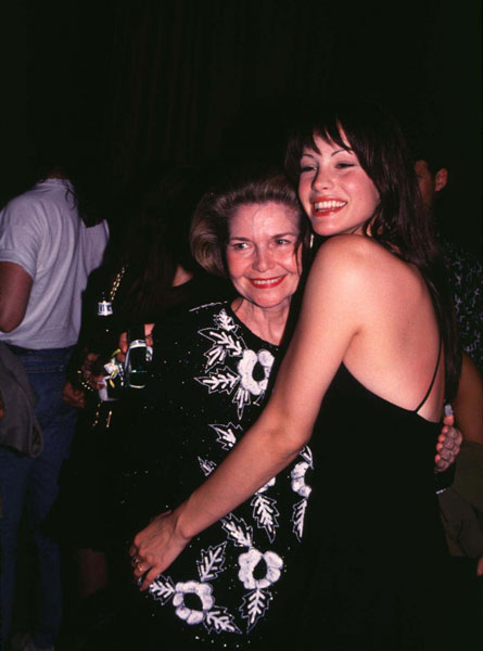 with grandmom Dorothea Johnson