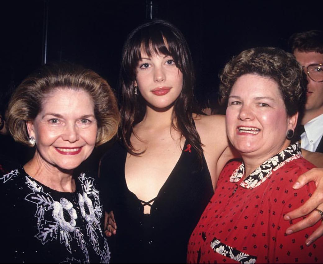 with grandmother Dorothea Johnson and aunt Annie Noyes, from Bebe Buell's Instagram