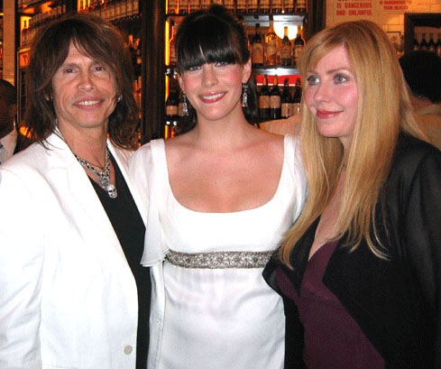 with mom and dad - at wedding reception, New York, April 25th 2003