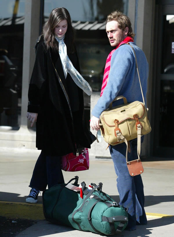 with husband - Royston Langdon