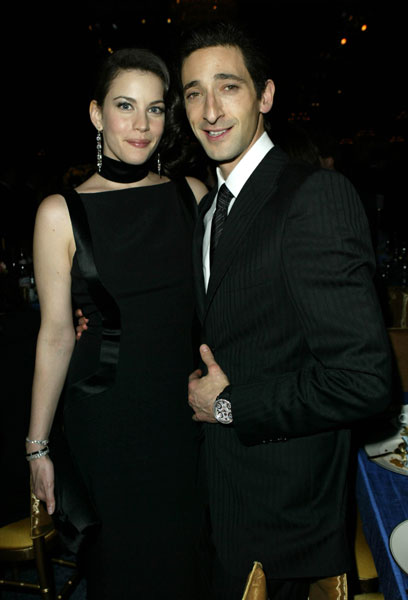 with Adrien Brody
