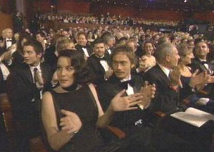 with husband Royston Langdon - at Oscars 2004