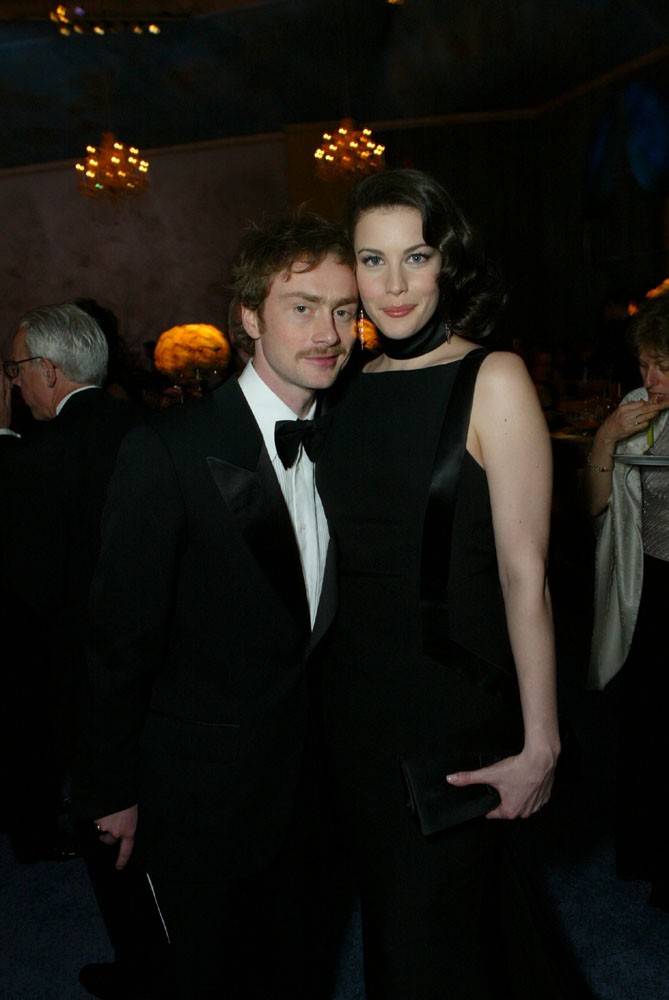 with husband Royston Langdon - at Oscars 2004